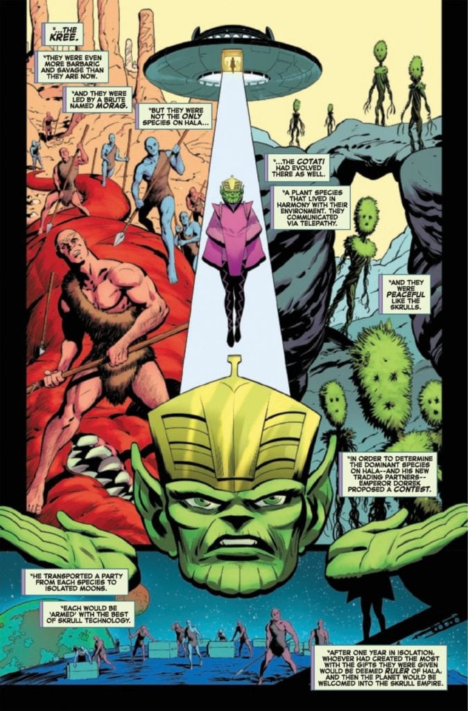 Check Out A 5-Page Preview Of ROAD TO EMPYRE: KREE SKRULL WAR #1