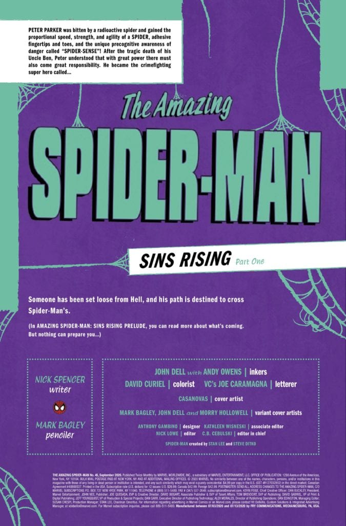 AMAZING SPIDER-MAN #45