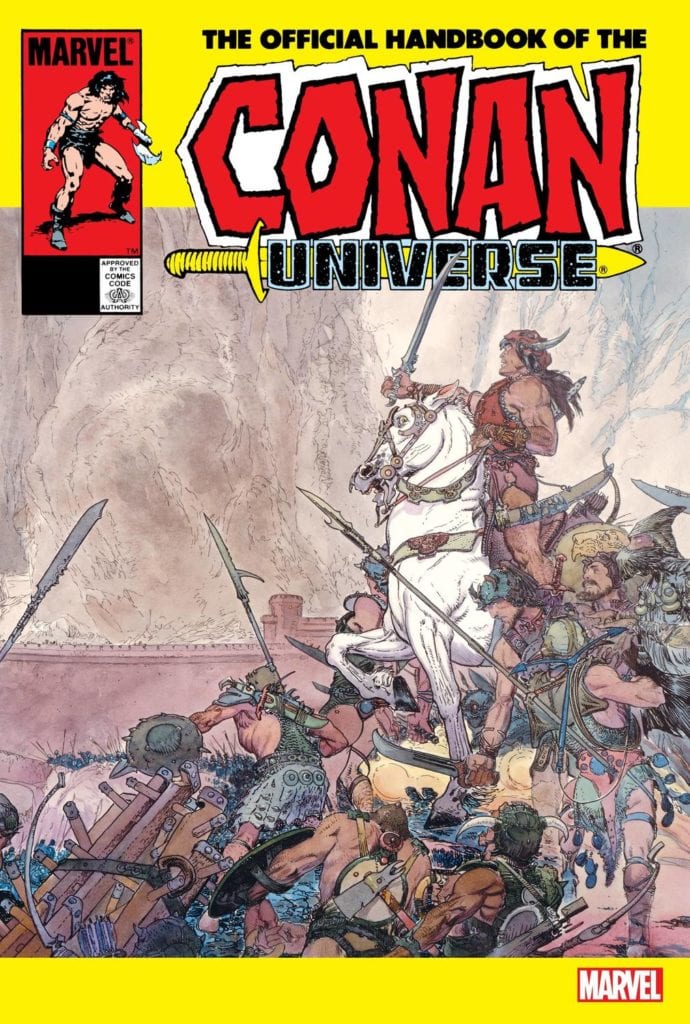 Official Handbook Of The Conan Universe, Kaluta cover