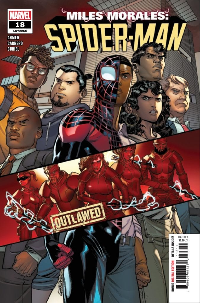 Exclusive Preview - MILES MORALES: SPIDER-MAN #18 Outlawed!